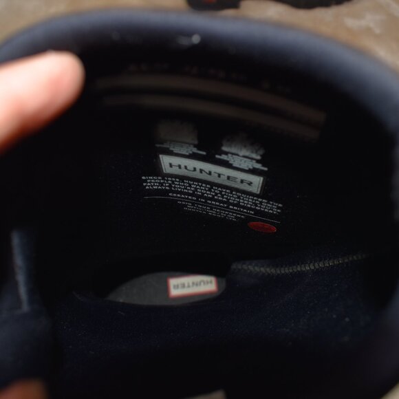 Hunter Navy Blue Neoprene Tour Rain Boots Women’s Size 7 Waterproof Winter - Picture 4 of 9